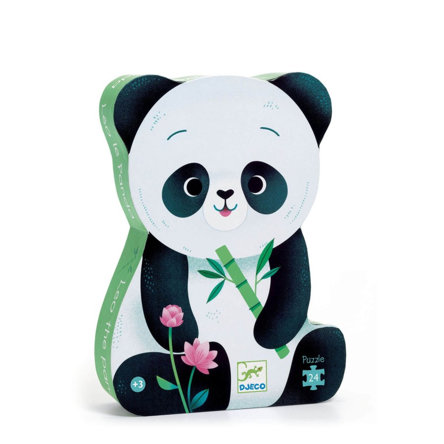 Toys Djeco Games, Puzzles, Jigsaws | 24 Piece Puzzle - Leo The Panda