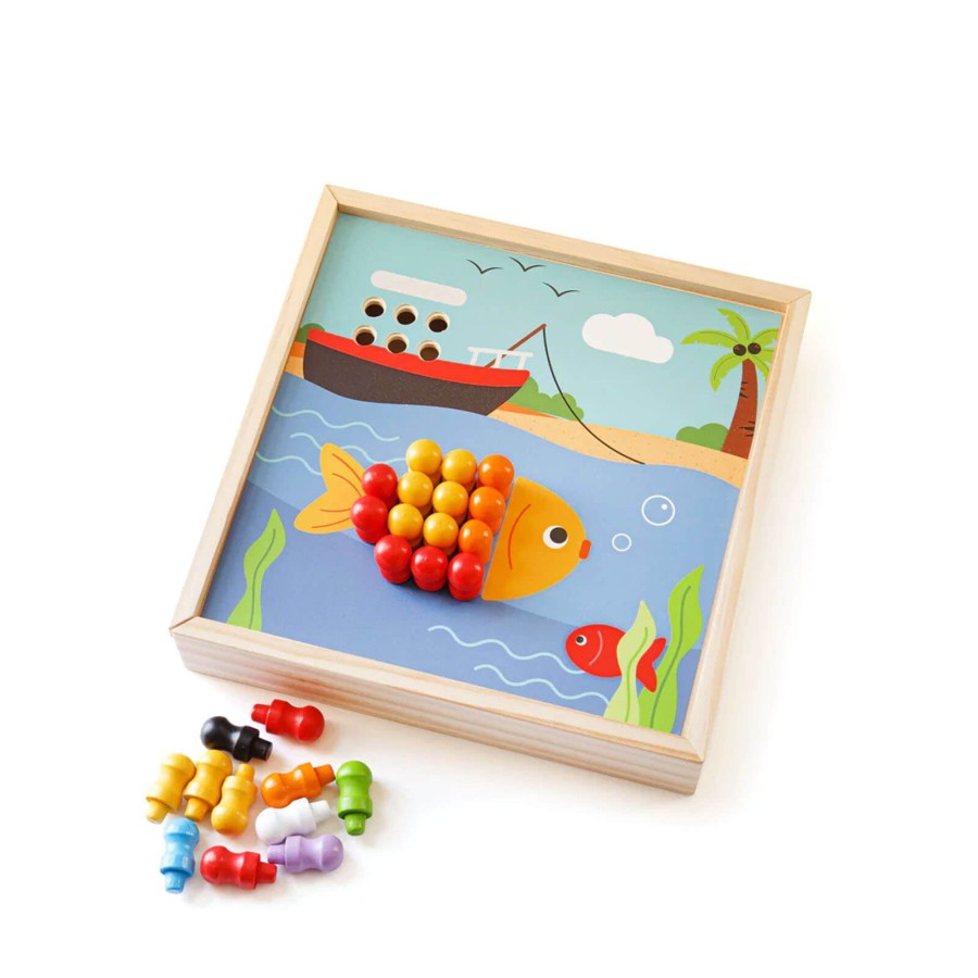 Toys Big Jigs Arts & Crafts | Seaside Peg Art Board