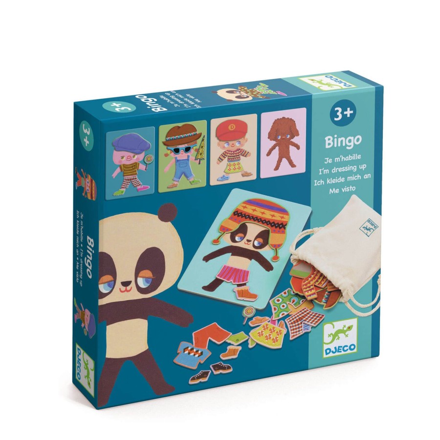 Toys Djeco Games, Puzzles, Jigsaws | Bingo Game - Dress Up