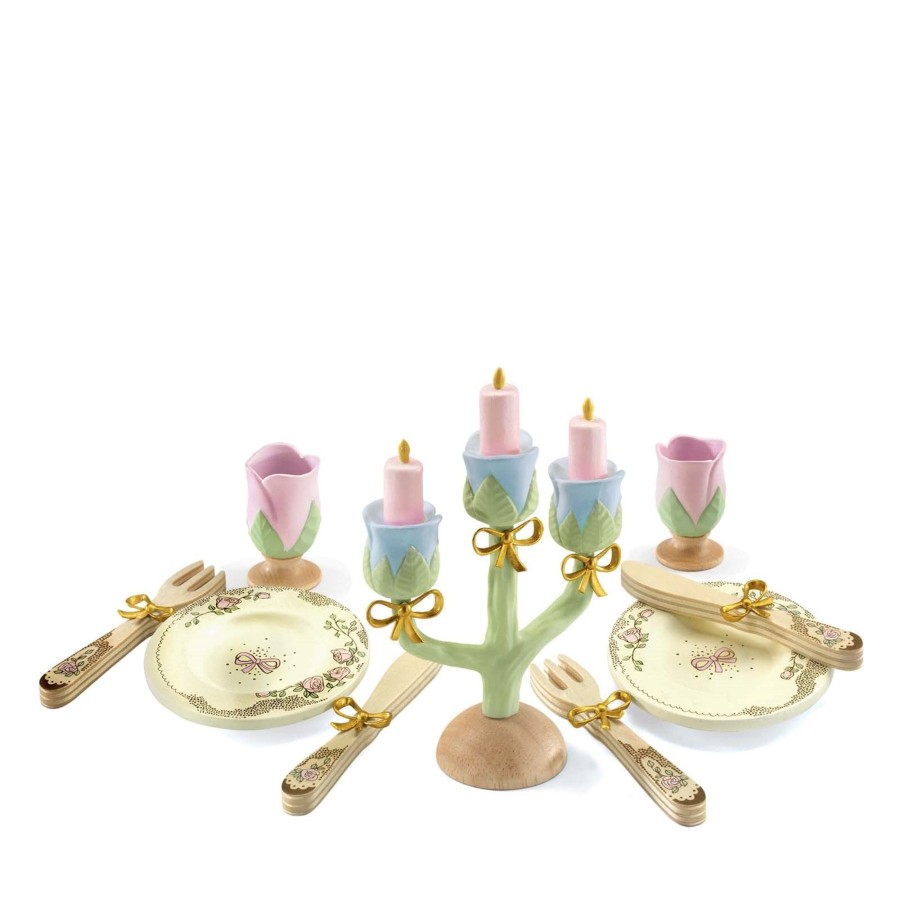 Toys Djeco Kitchens, Foods | Princess Dining Set