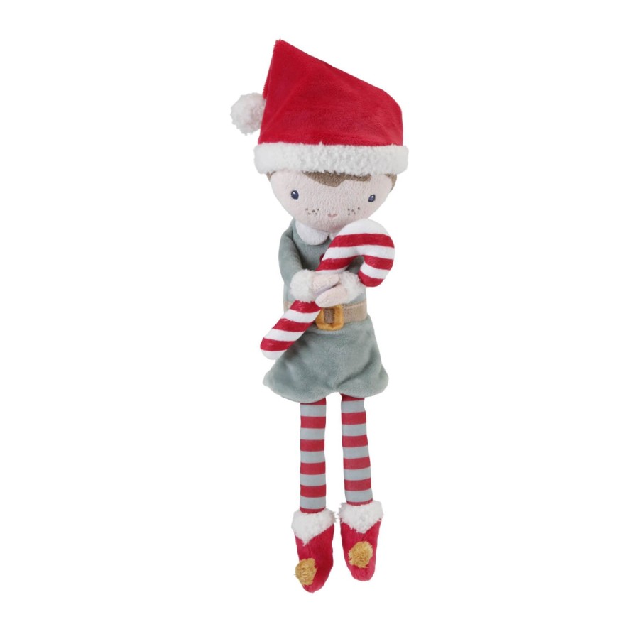 Toys Little Dutch Soft Toys, Comforters | Cuddle Doll Christmas Jim 35 Cm