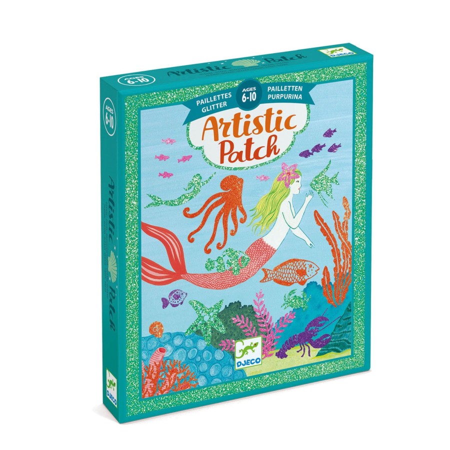 Toys Djeco Arts & Crafts | Artistic Patch Craft Set - Ocean