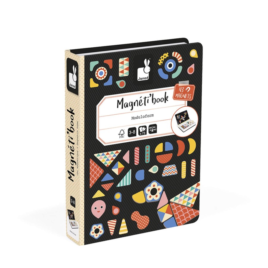 Toys Janod Games, Puzzles, Jigsaws | Modular Form Magnetic Book