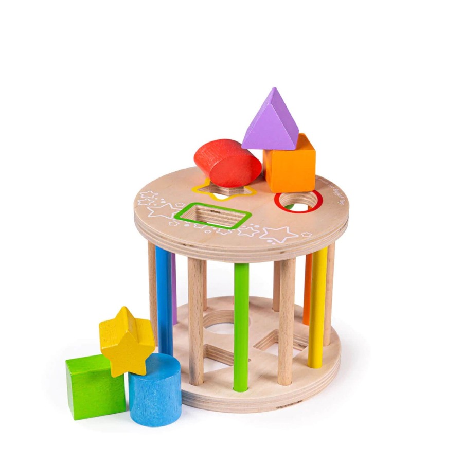 Toys Big Jigs Shape Sorters, Bead Frames | Rolling Shape Sorter