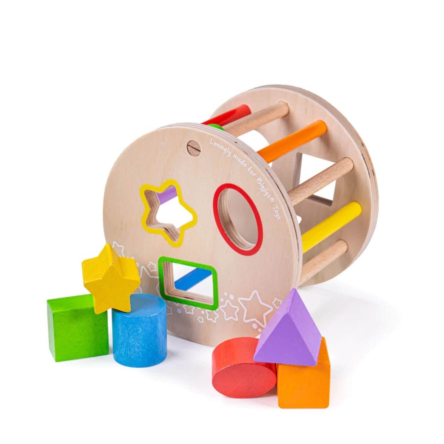 Toys Big Jigs Shape Sorters, Bead Frames | Rolling Shape Sorter