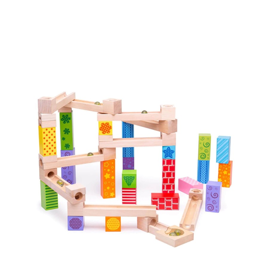 Toys Big Jigs Games, Puzzles, Jigsaws | Wooden Stacking Marble Run