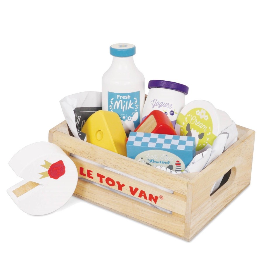 Toys Le Toy Van Wooden Toys | Cheese And Dairy Crate