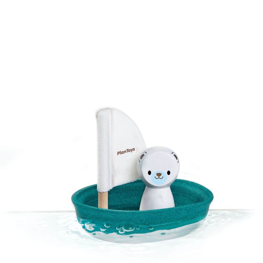 Toys Plan Toys Wooden Toys | Sailing Boat Polar Bear