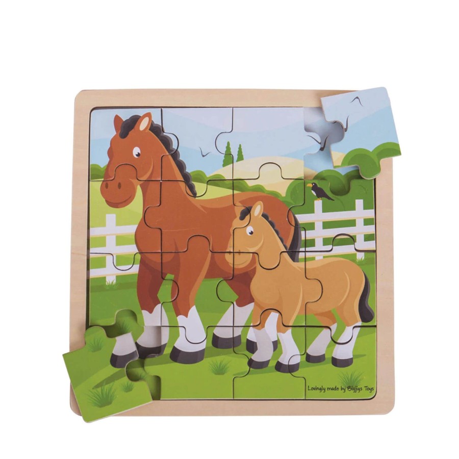 Toys Big Jigs Games, Puzzles, Jigsaws | Horse And Foal Puzzle