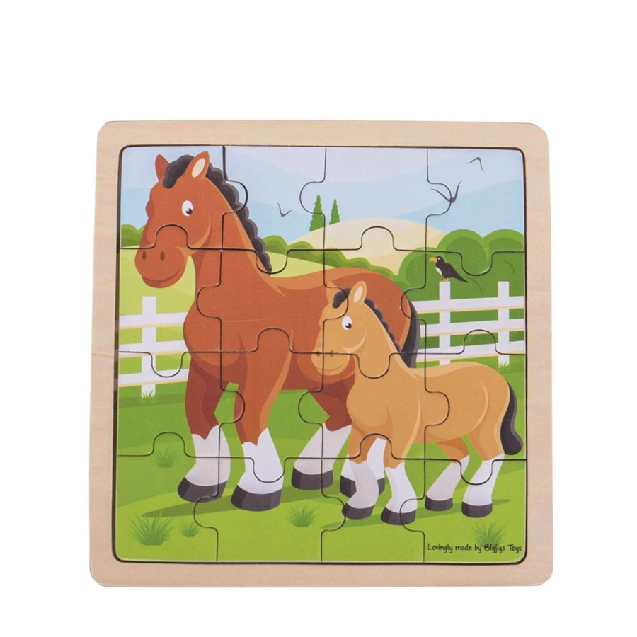 Toys Big Jigs Games, Puzzles, Jigsaws | Horse And Foal Puzzle