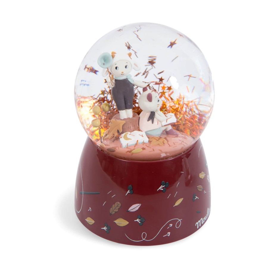 Home Moulin Roty Decorative Objects | Musical Snow Globe - After The Rain