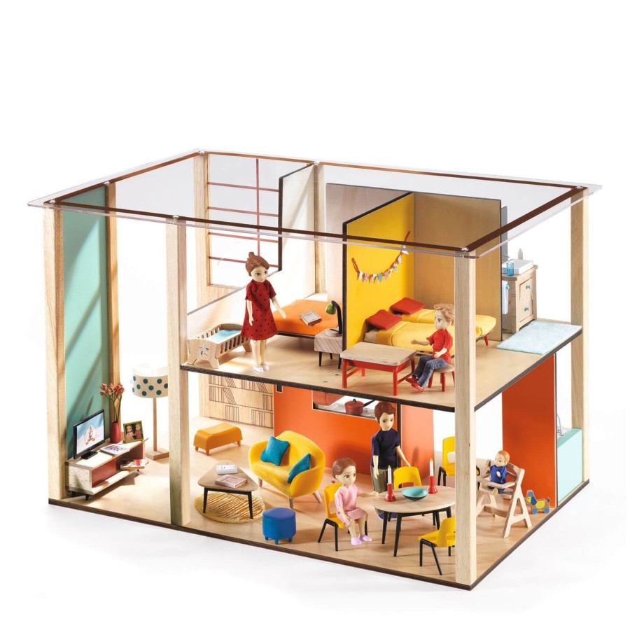 Toys Djeco Dolls, Dolls Houses | Cubic Doll House