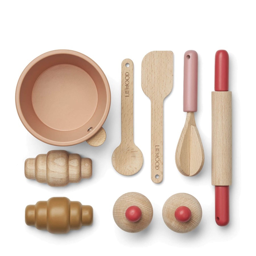 Toys Liewood Wooden Toys | Lisbeth Baking Play Set Rose Multi Mix