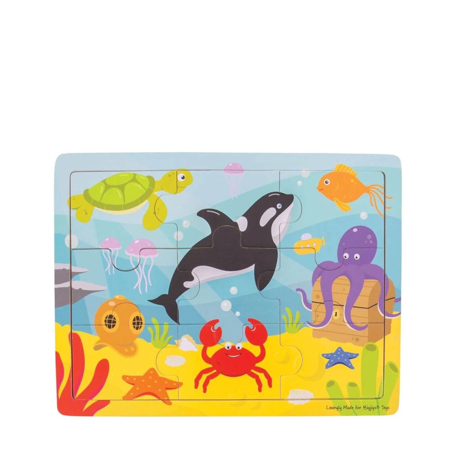 Toys Big Jigs Games, Puzzles, Jigsaws | Tray Puzzle - Underwater