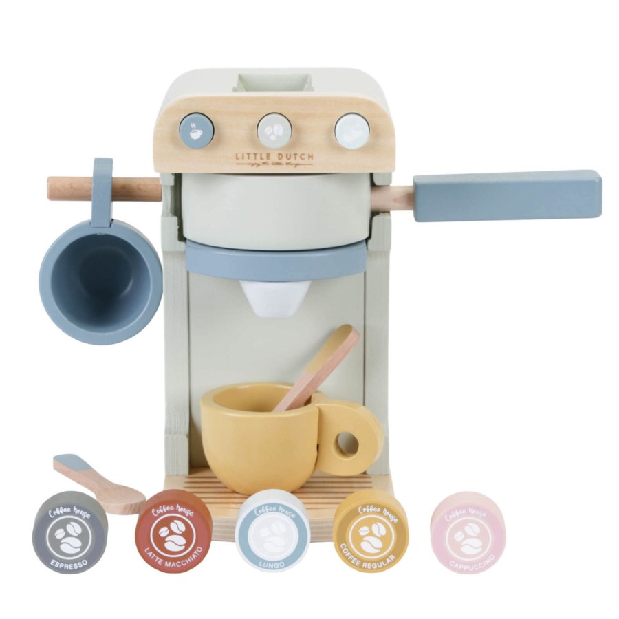 Toys Little Dutch Kitchens, Foods | Wooden Coffee Machine