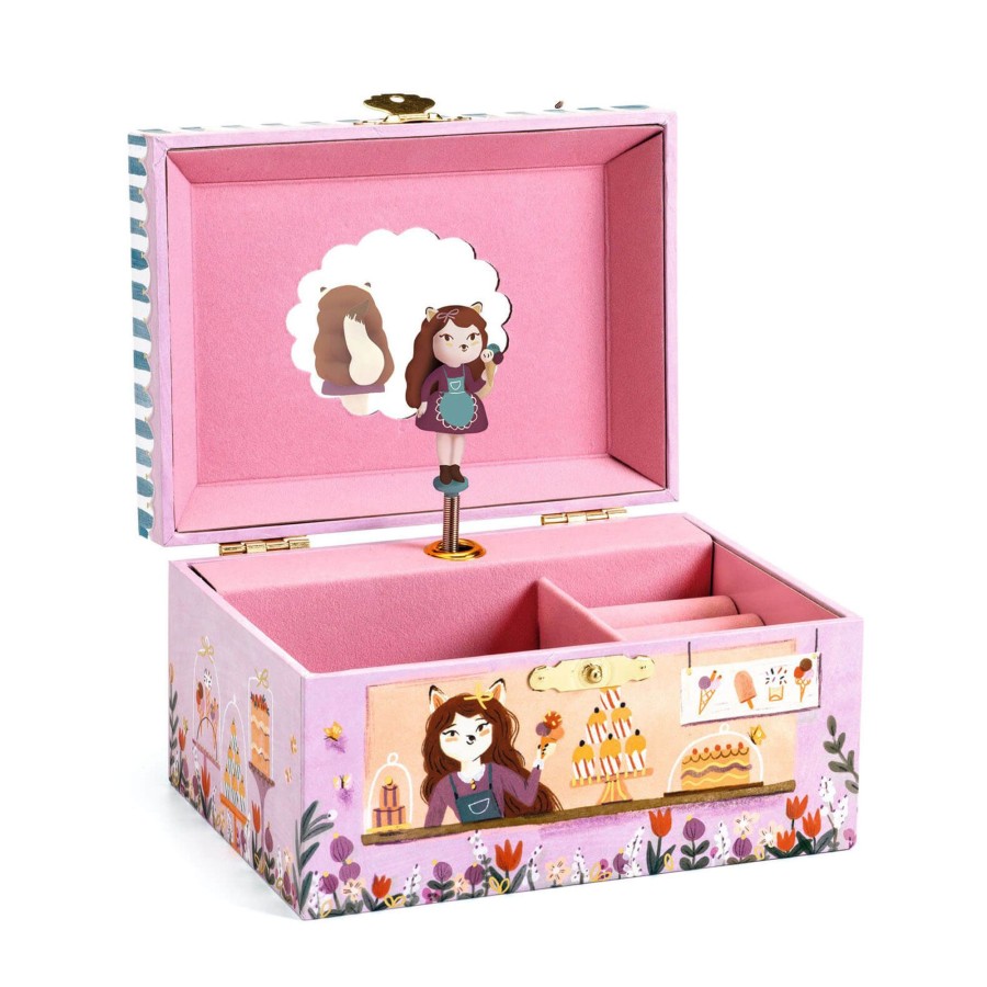 Toys Djeco Music, Money Boxes | Music Jewellery Box - Ice Cream Shop