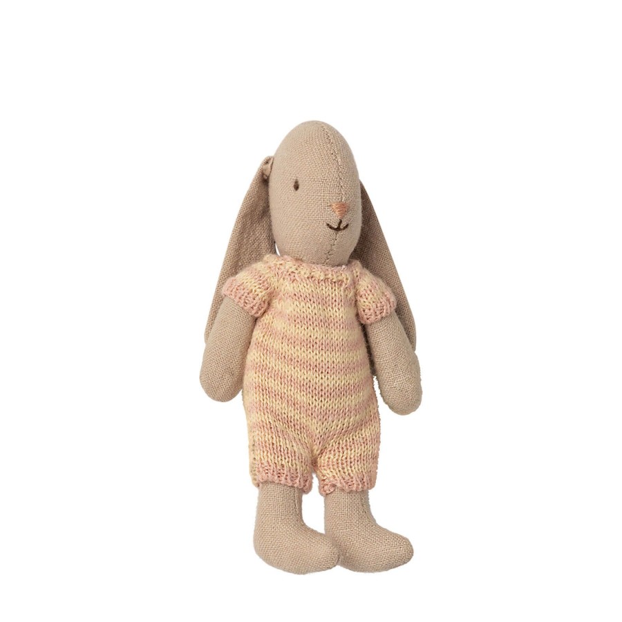 Toys Maileg Soft Toys, Comforters | Bunny Micro Pink