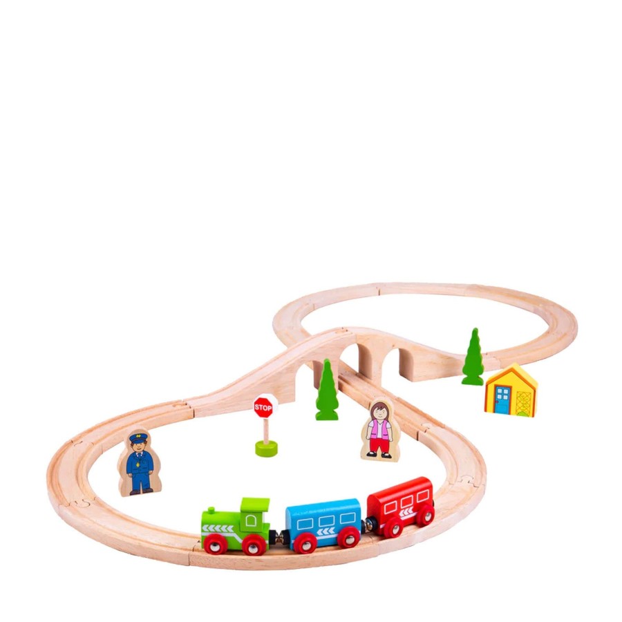 Toys Big Jigs Trains, Cars, Planes | Figure Of Eight Train Set