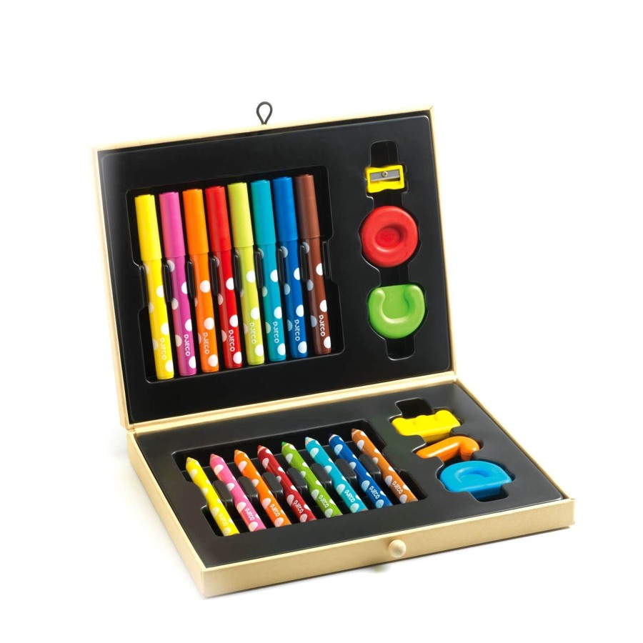 Toys Djeco Arts & Crafts | Wooden Box Of Colours