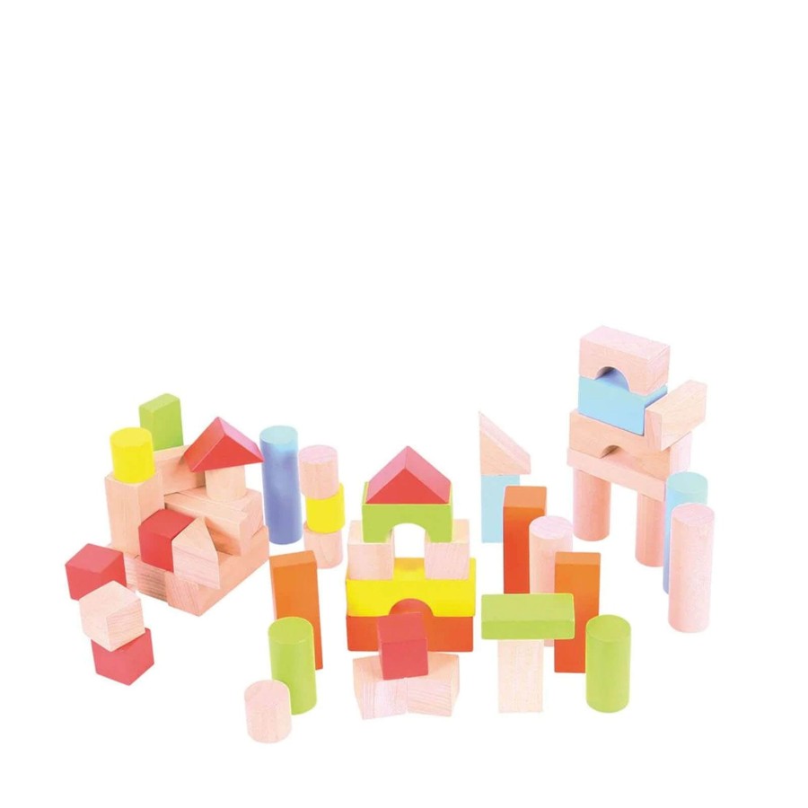 Toys Big Jigs Stacking Toys | Tub Of Building Blocks