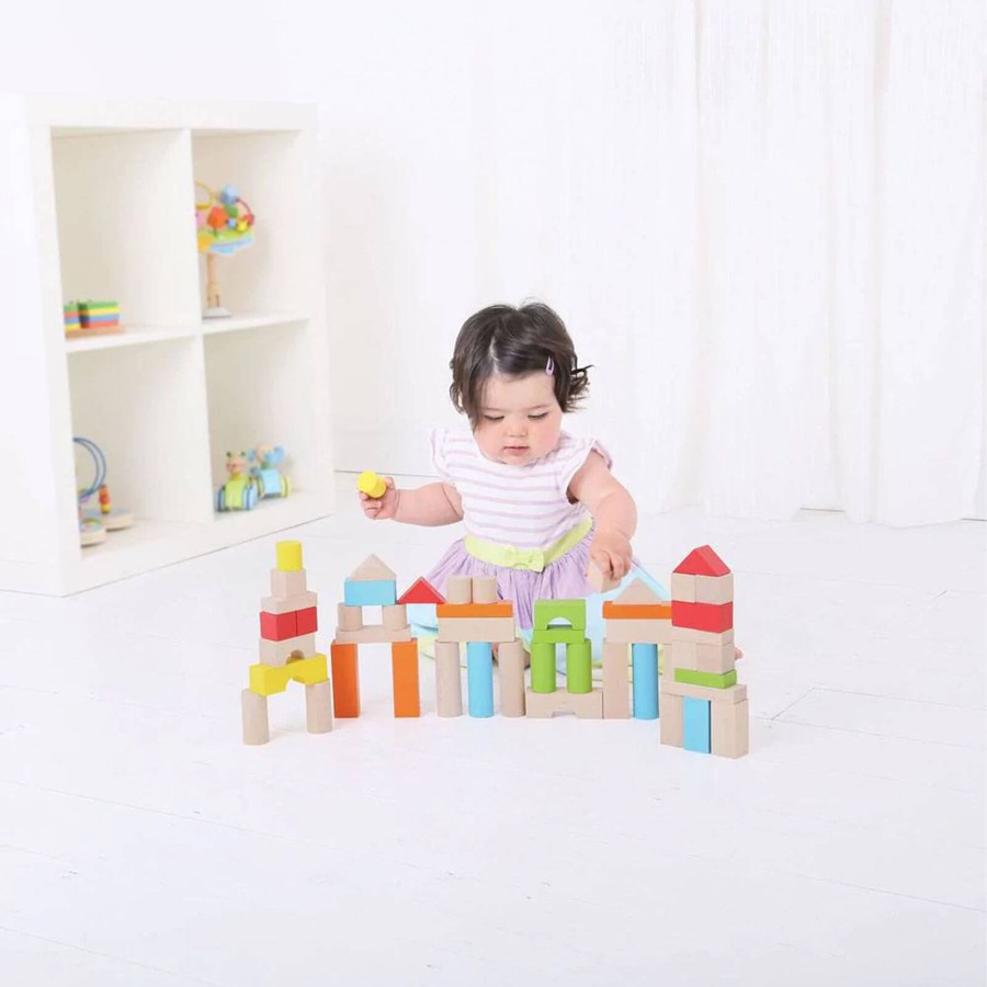 Toys Big Jigs Stacking Toys | Tub Of Building Blocks