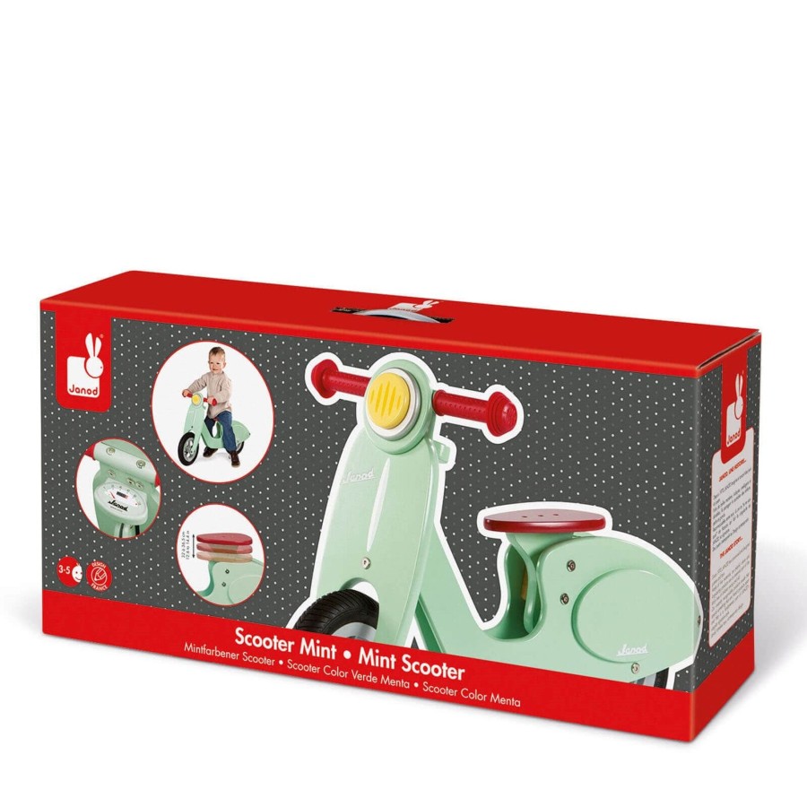 Toys Janod Bikes, Trikes, Scooters | Mint Scooter Balance Bike