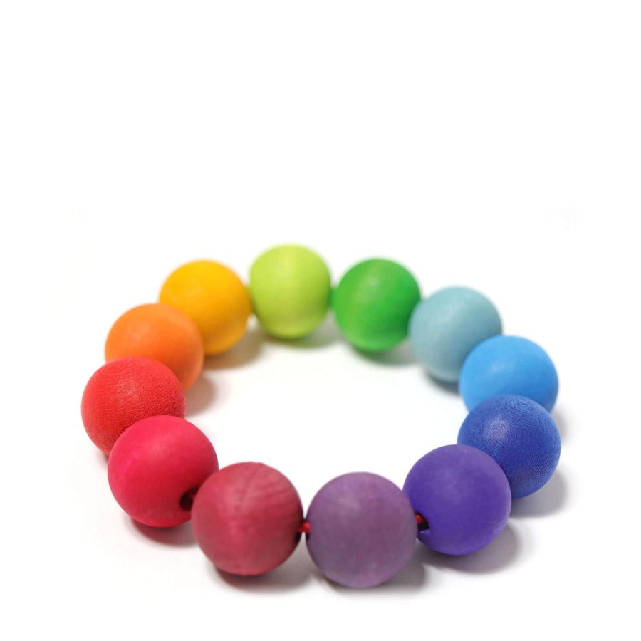 Home Grimm’s Decorative Objects | Wooden Rainbow Bead Ring