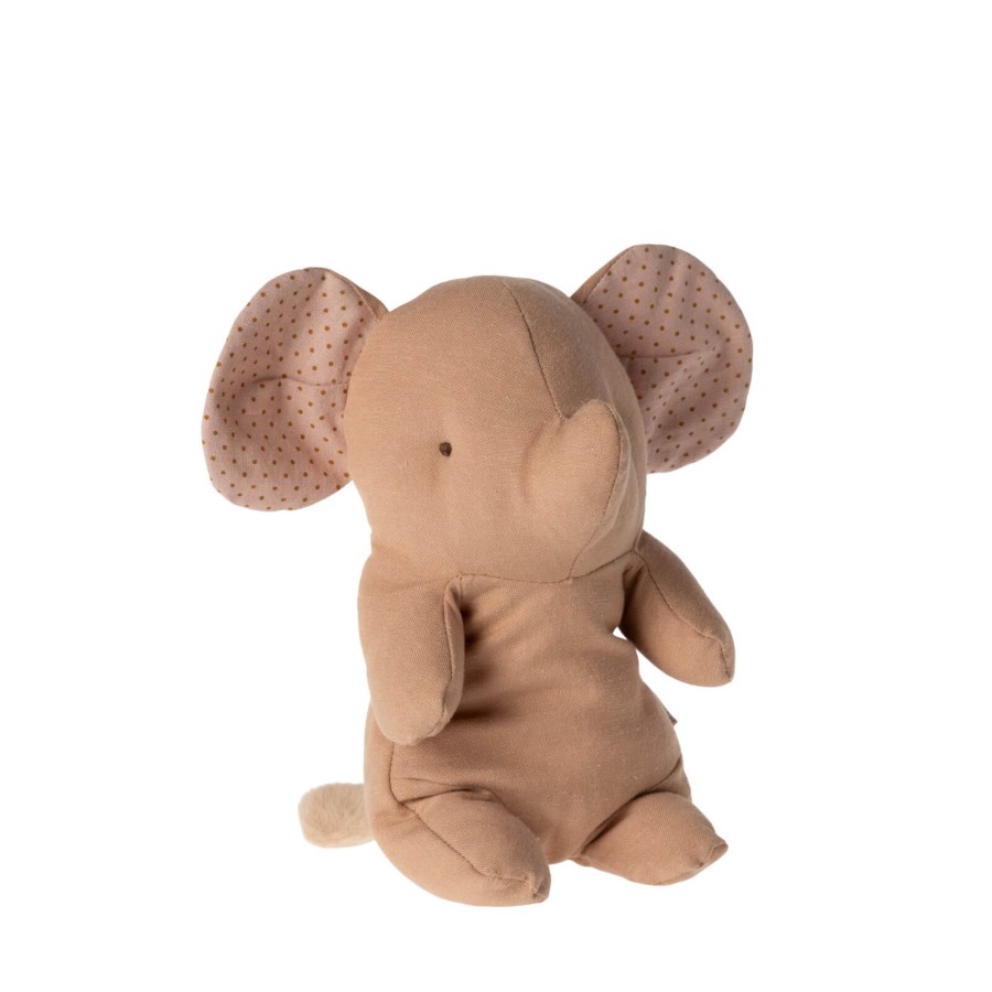 Toys Maileg Soft Toys, Comforters | Safari Friends Small Elephant - Rose