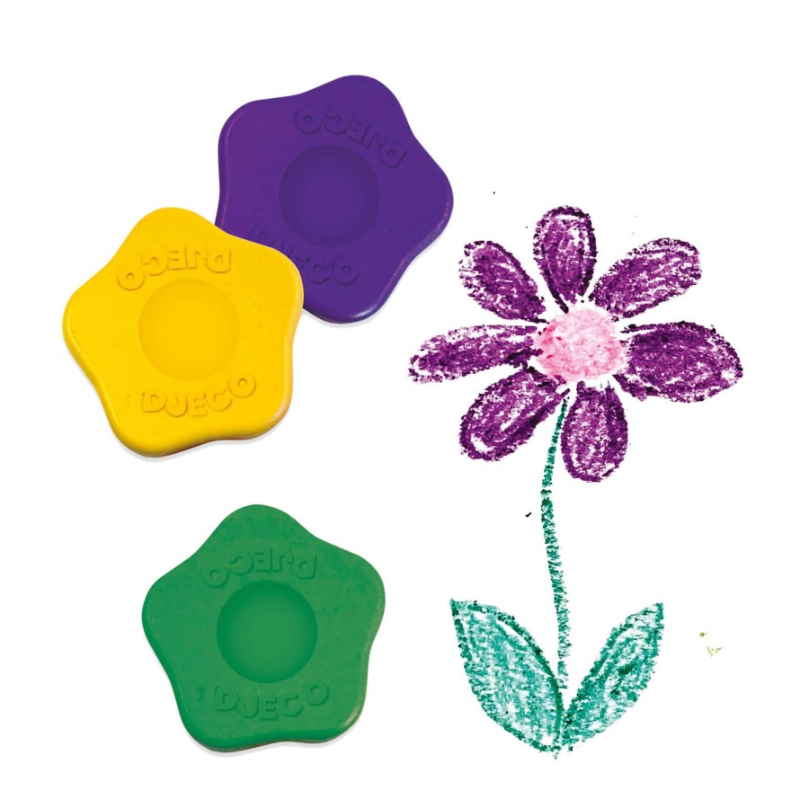 Toys Djeco Arts & Crafts | 12 Flower Crayons