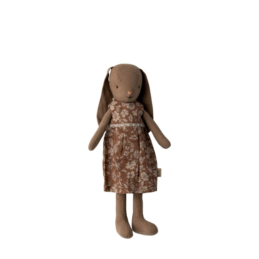 Toys Maileg Soft Toys, Comforters | Brown Bunny Size 2 - Dress