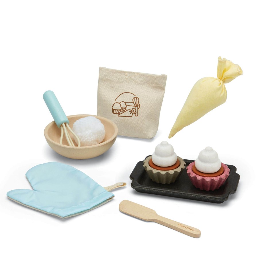 Toys Plan Toys Wooden Toys | Cupcake Set