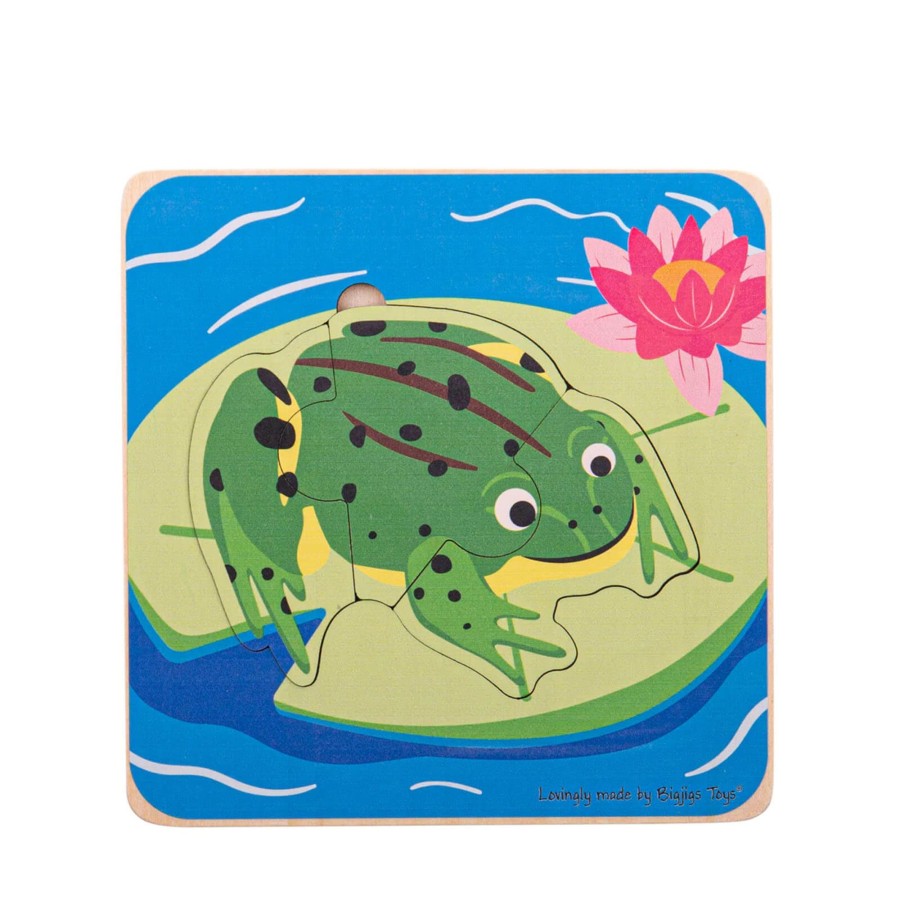 Toys Big Jigs Games, Puzzles, Jigsaws | Lifecycle Layer Puzzle - Frog