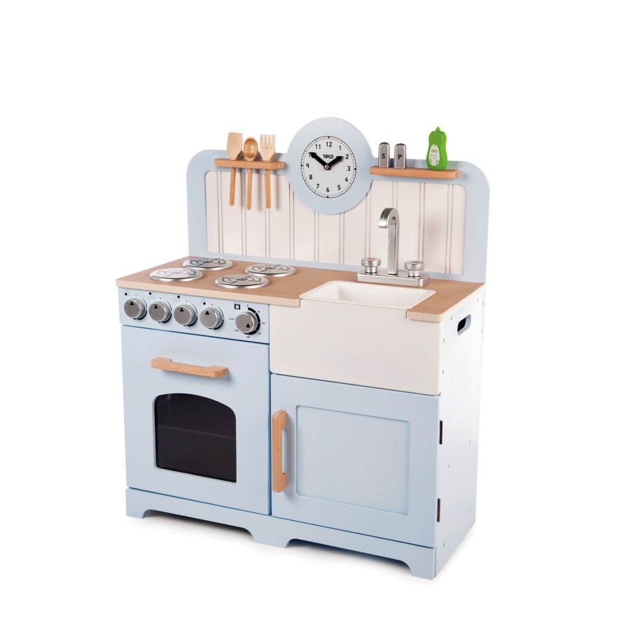 Toys Tidlo Kitchens, Foods | Country Play Kitchen - Blue