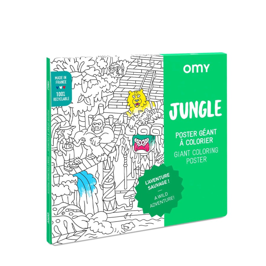 Toys OMY Arts & Crafts | Colouring Poster - Jungle