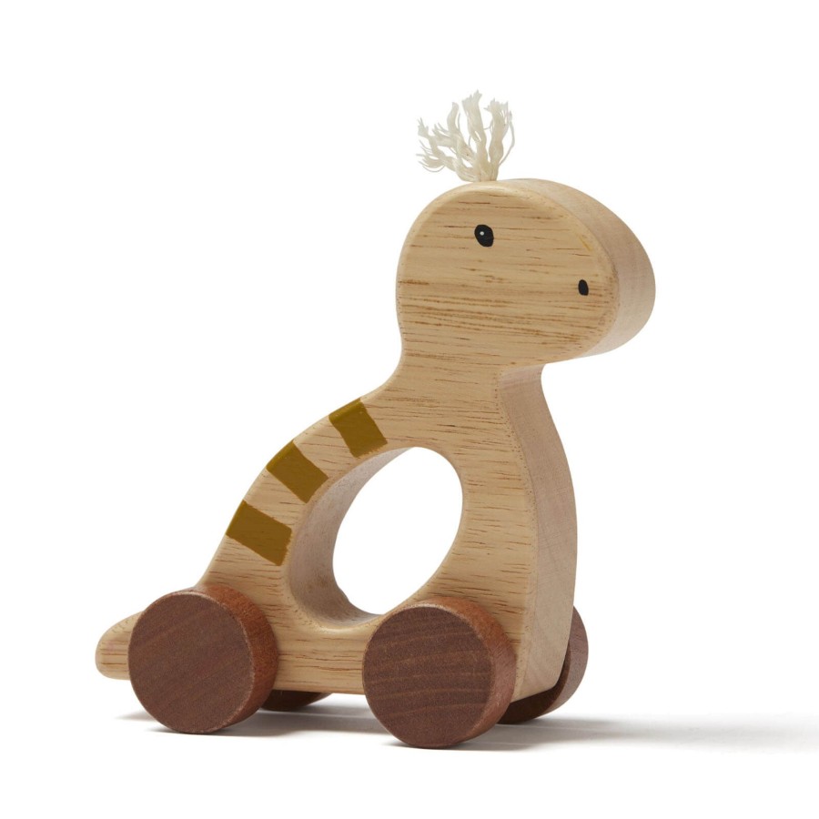 Toys Kids Concept Push & Pull Along Toys | Neo Natural Dino Push Along