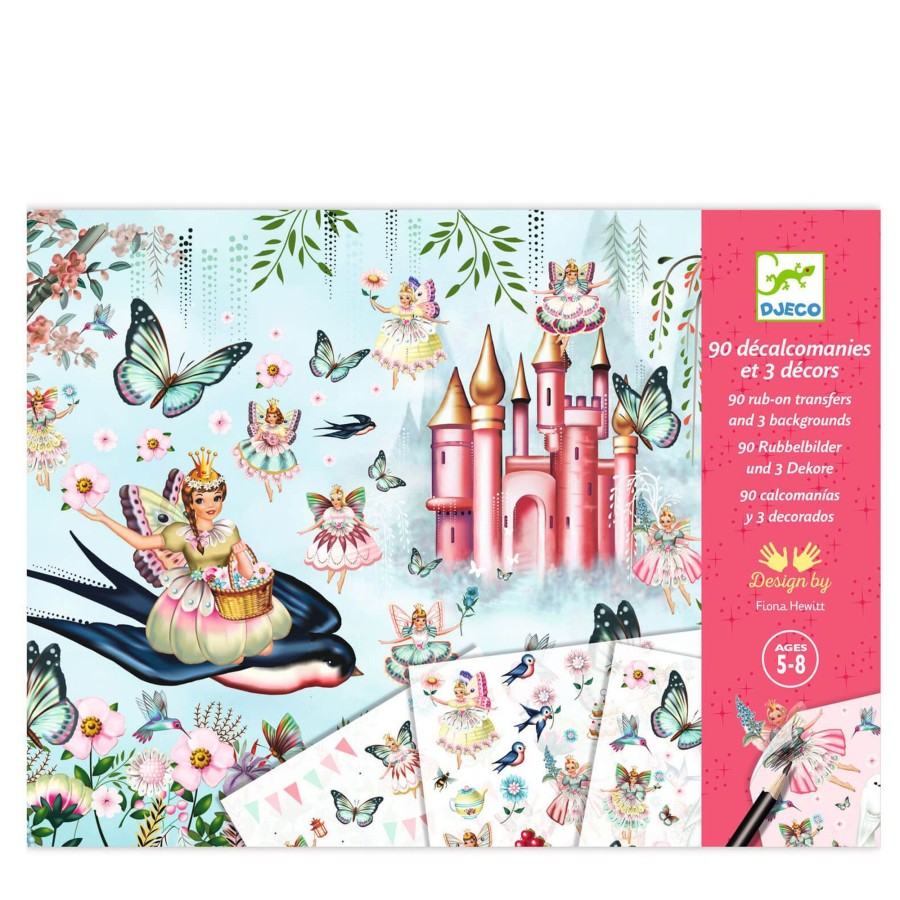 Toys Djeco Arts & Crafts | Decal Craft Set - In Fairyland