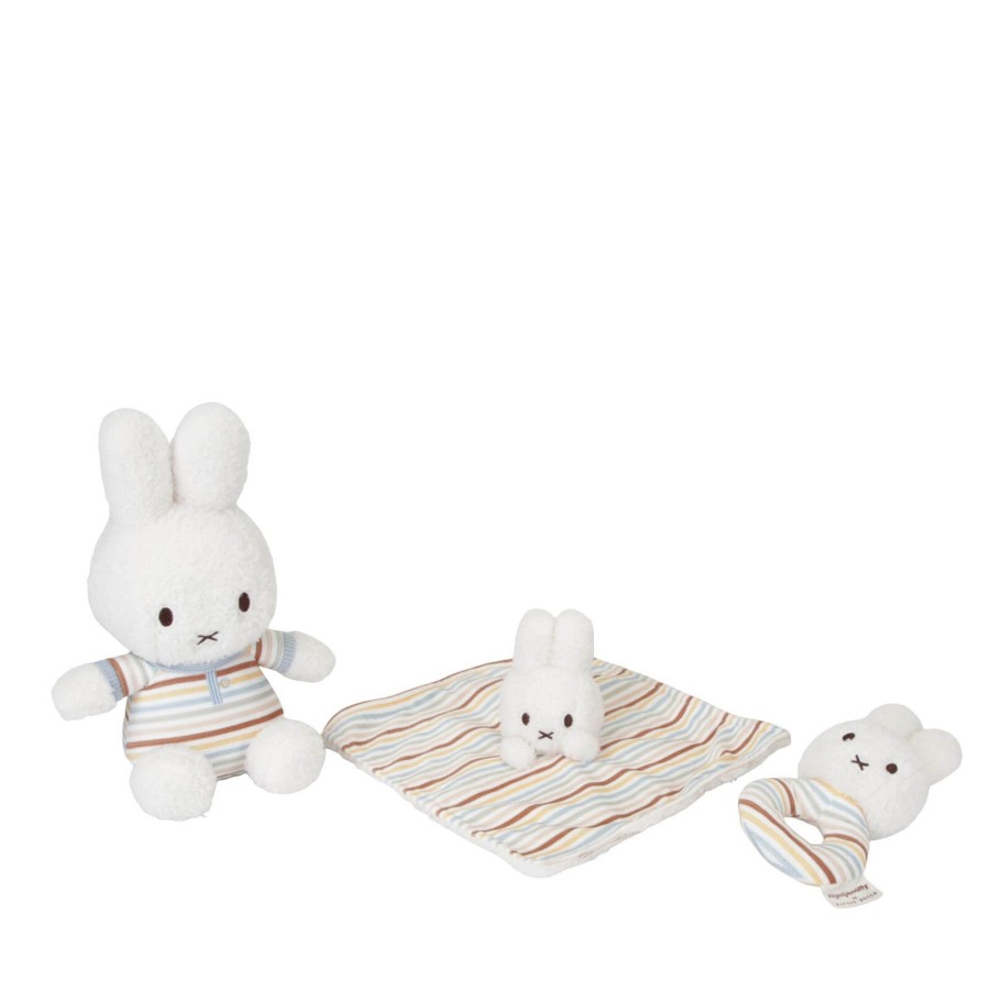 Toys Little Dutch Soft Toys, Comforters | Miffy Vintage Sunny Stripes Gift Set