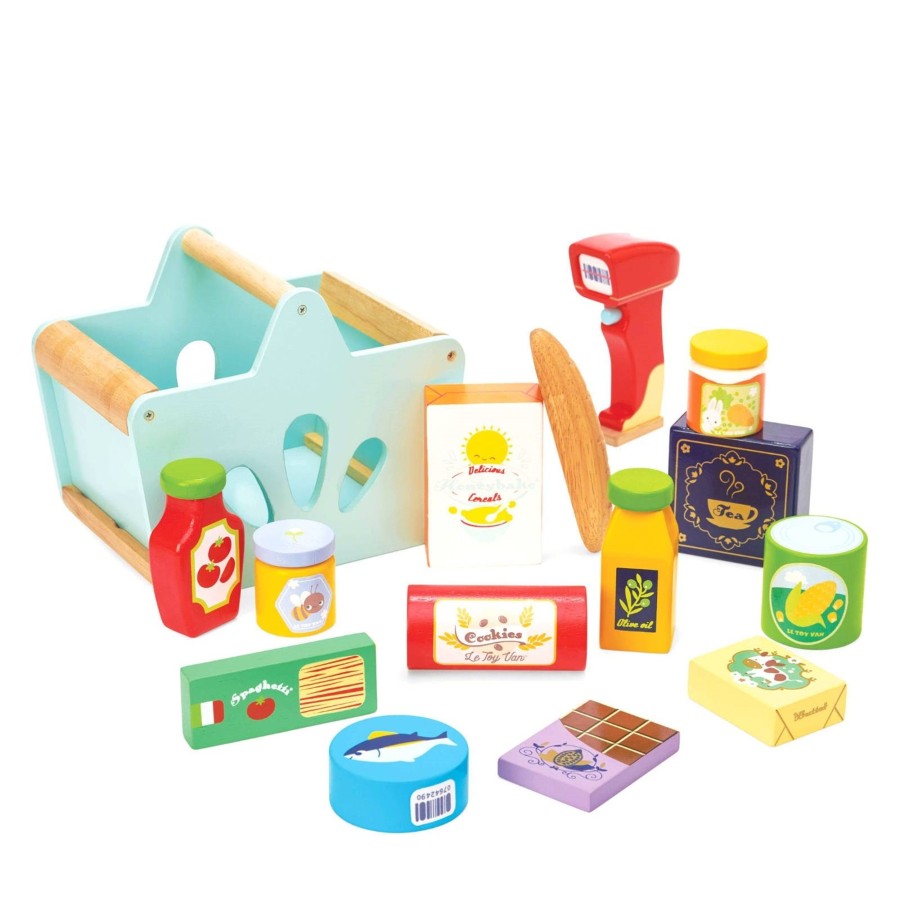 Toys Le Toy Van Wooden Toys | Groceries Set And Scanner