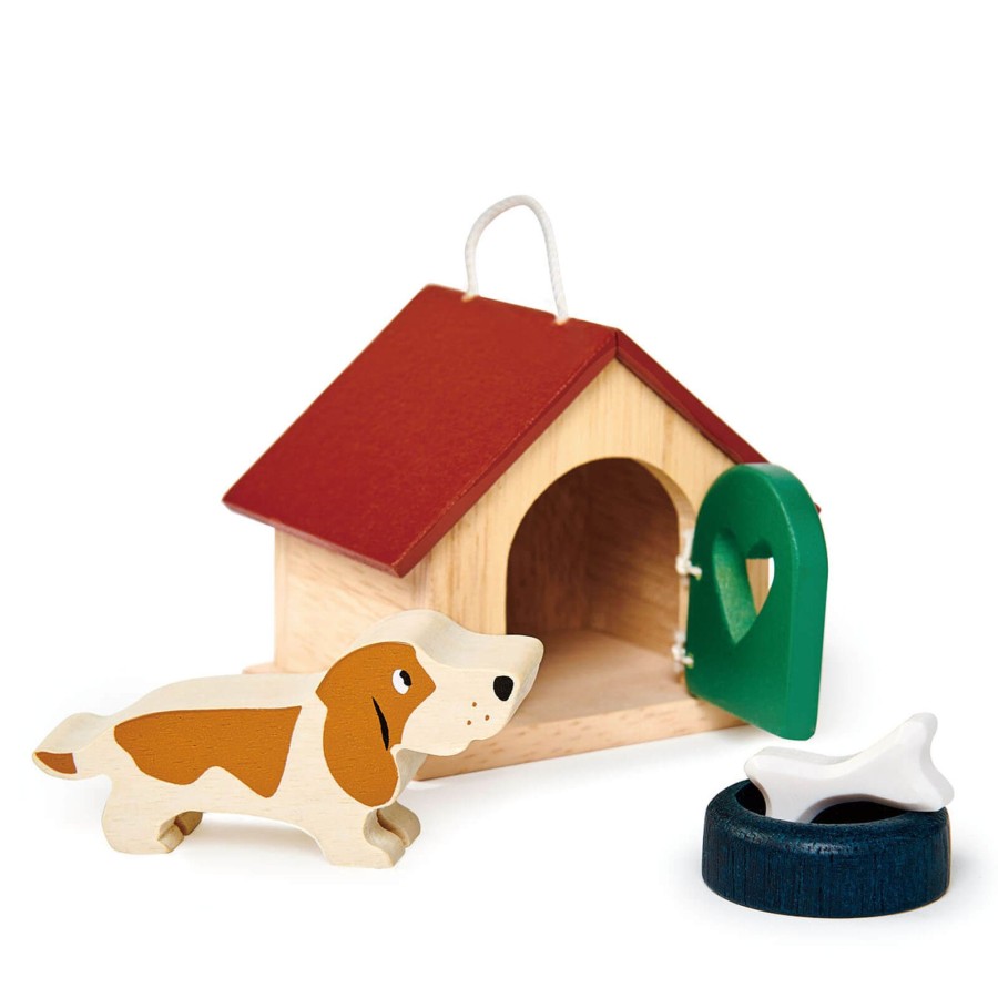 Toys Tender Leaf Wooden Toys | Pet Dog Set