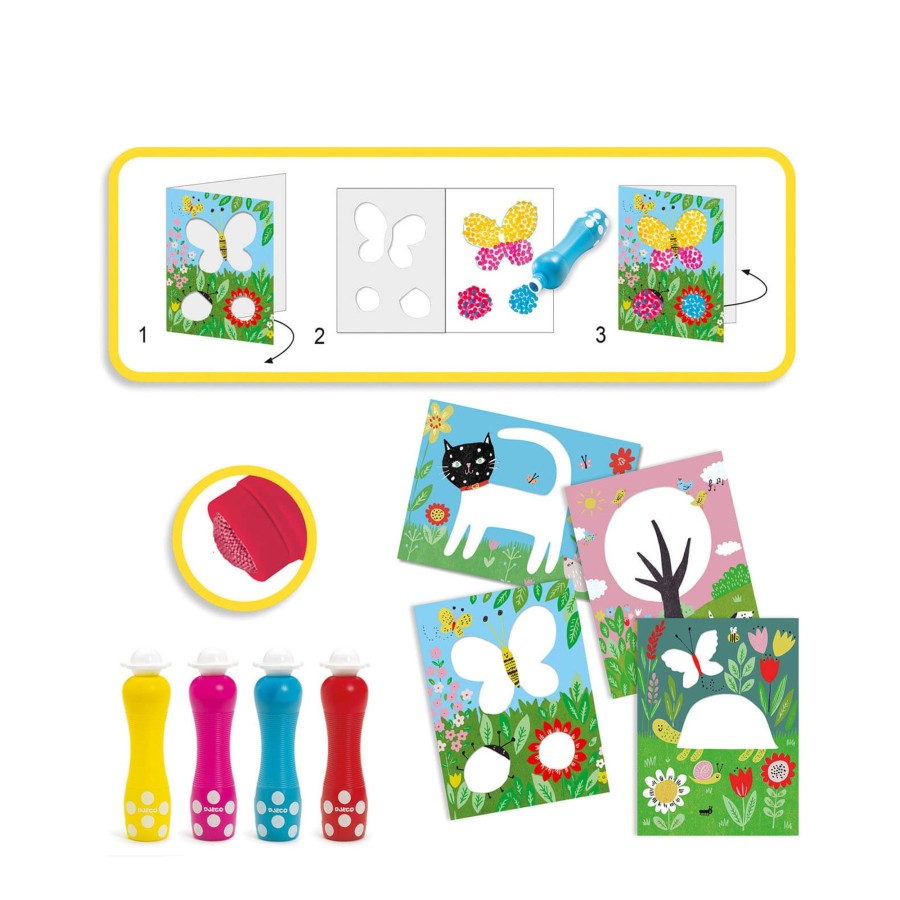 Toys Djeco Arts & Crafts | Colouring Craft Set - Small Dots