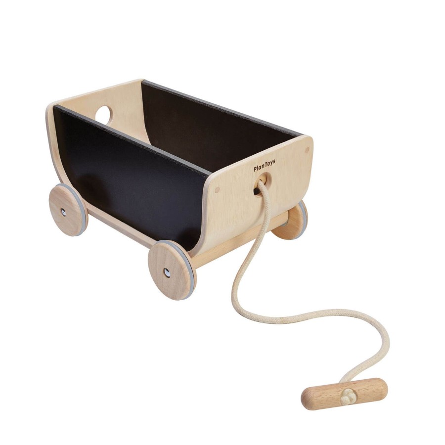 Toys Plan Toys Wooden Toys | Wagon Black