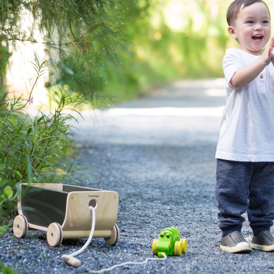 Toys Plan Toys Wooden Toys | Wagon Black