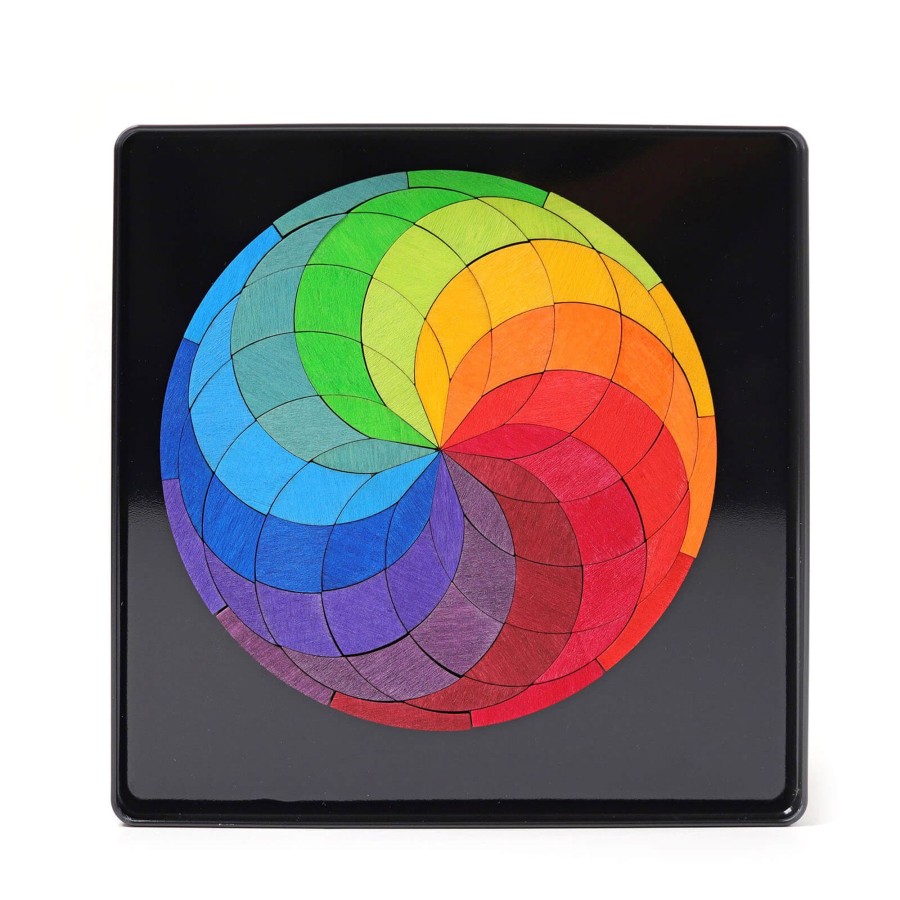 Toys Grimm’s Games, Puzzles, Jigsaws | Magnet Puzzle - Colour Spiral