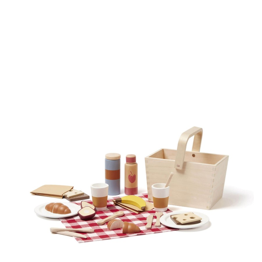 Toys Kids Concept Kitchens, Foods | Picnic Basket And Accessories