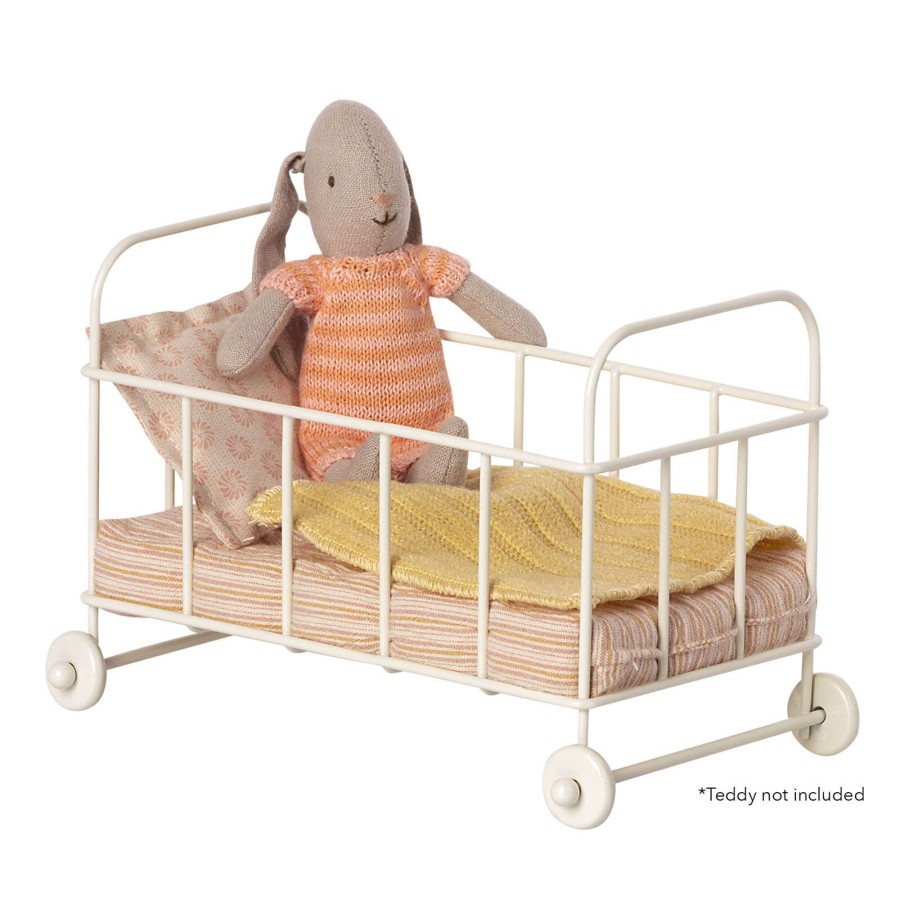 Toys Maileg Dolls, Dolls Houses | Micro Cot Bed Rose