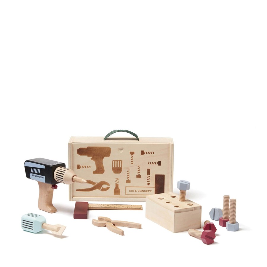 Toys Kids Concept Tool Sets, Workbenches | Tool Case And Tools