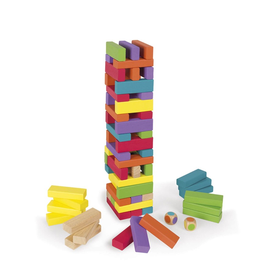 Toys Janod Games, Puzzles, Jigsaws | Balancing Game Equilibloc Colour