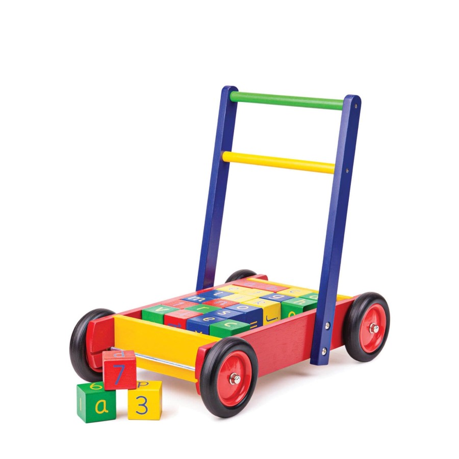 Toys Tidlo Walkers, Prams | Babywalker With Abc Blocks