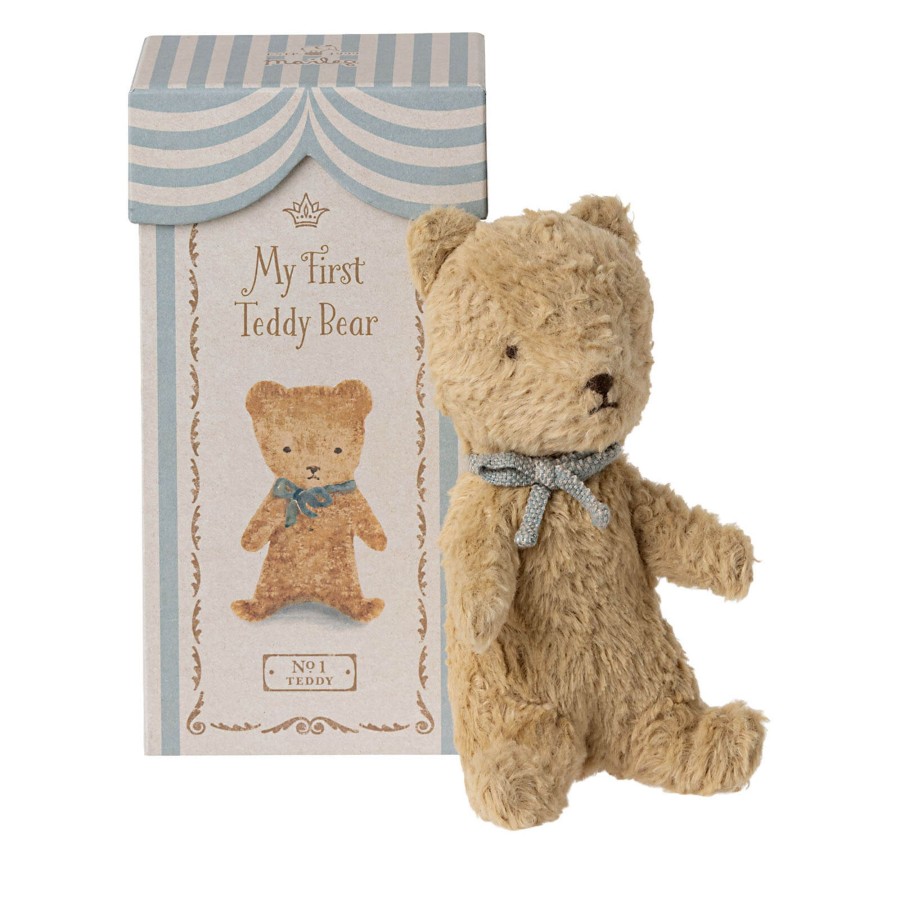 Toys Maileg Soft Toys, Comforters | My First Teddy - Sand