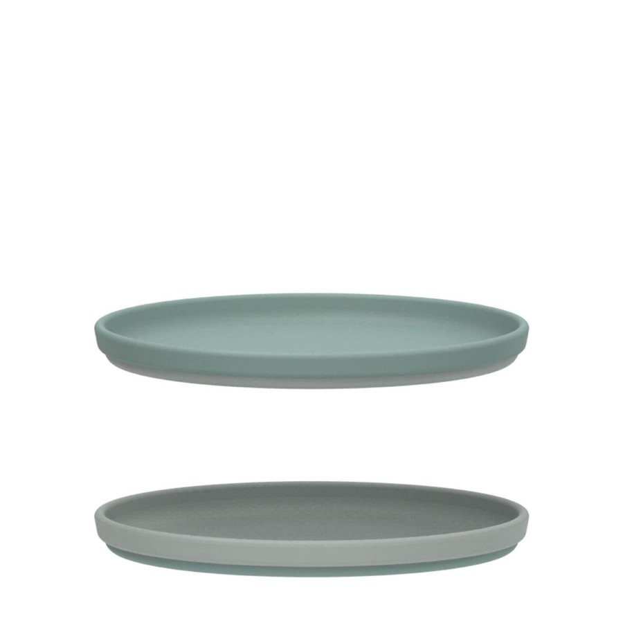 Home Liewood Snack Bowls, Plates | Gabriel Plate 2 Pack Peppermint Mix